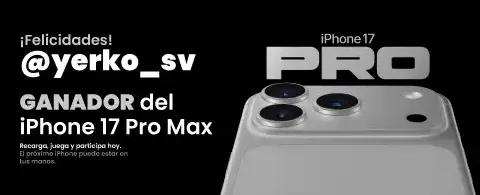 Promoción de iPhone 17 Pro Max en Juegalo Casino